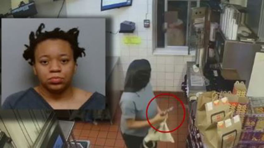 Chassidy Gardner mugshot and security video at McDonald's