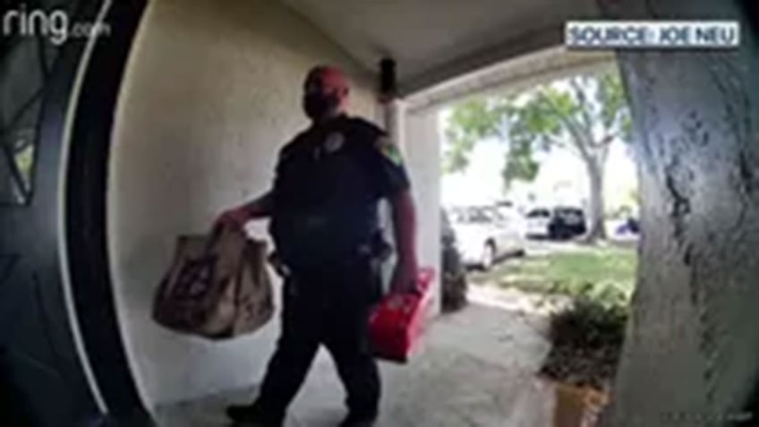 Officers deliver groceries in FL
