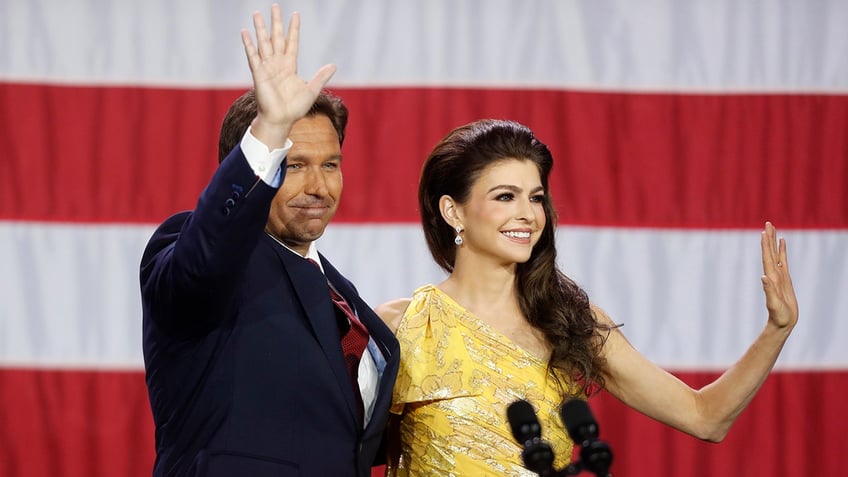 Florida Gov. Ron DeSantis and Casey DeSantis