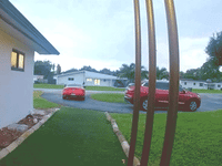 Florida small plane crash captured on dramatic home security video