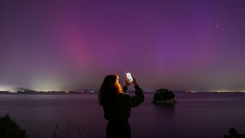 Northern lights in California