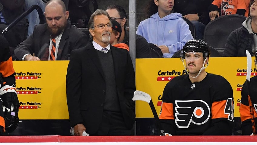 John Tortorella on the bench