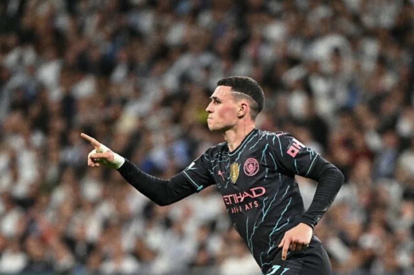 Phil Foden scored his 22nd goal of the season against Real Madrid