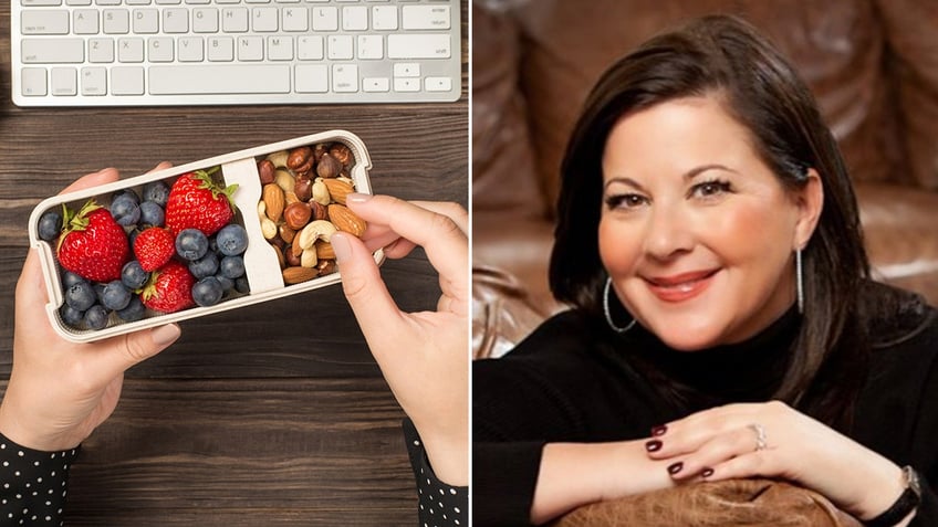 Fruits and nuts are foods that come recommended for executives by seasoned jobs coach Leigh Ann Errico.