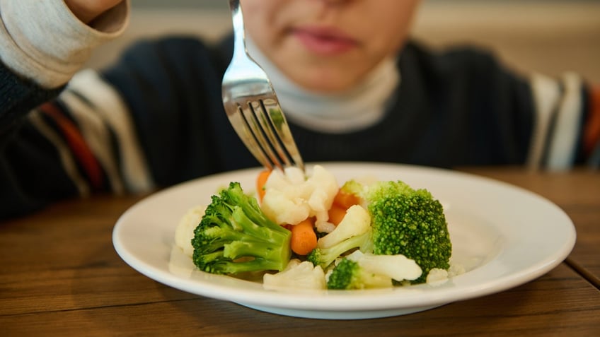 vegetables on a plate