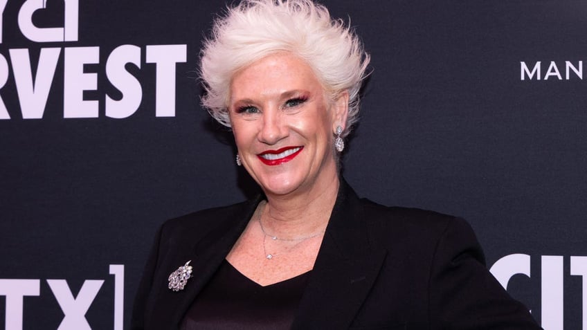 anne burrell on red carpet in april 2025