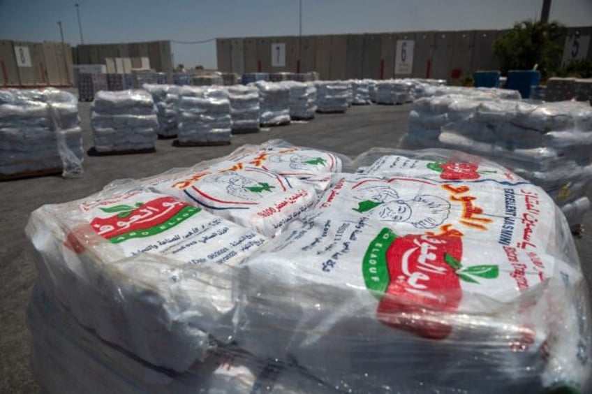 Humanitarian aid for Gaza has piled up at a crucial border crossing