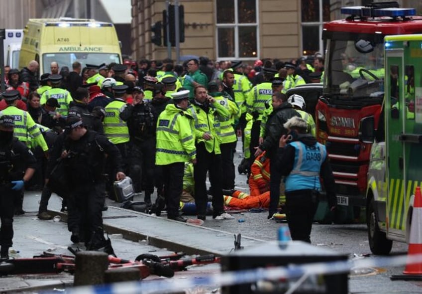 Emergency services treat members of the public in Liverpool