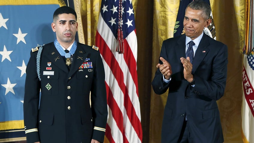 flo groberg and president obama