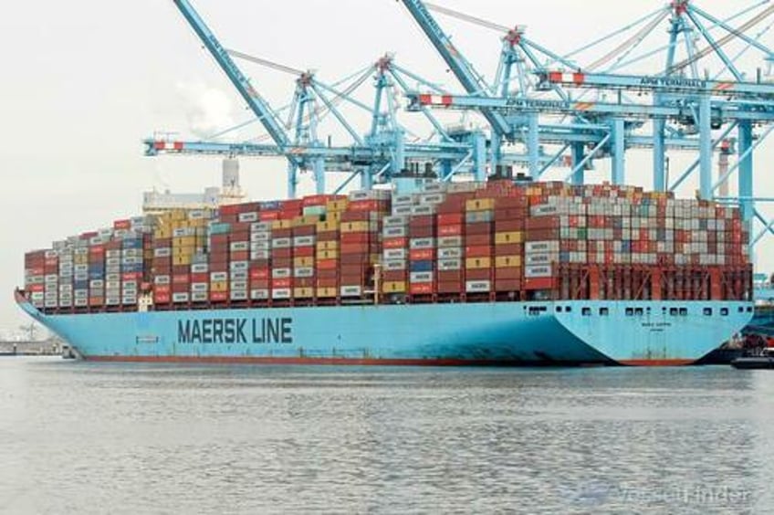 for second time maersk lifts guidance as red sea crisis sends container freight rates soaring