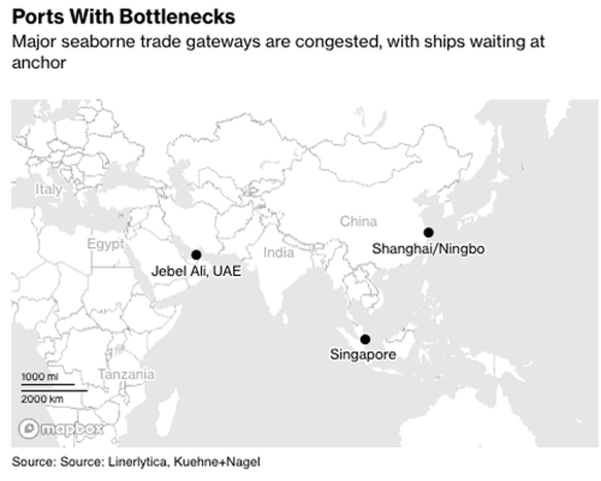 for second time maersk lifts guidance as red sea crisis sends container freight rates soaring