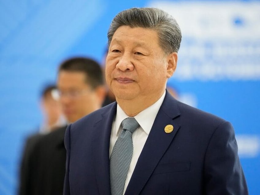 Chinese President Xi Jinping arrives at the BRICS Summit in Kazan, Russia, Thursday, Oct.