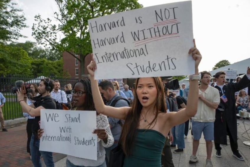 Harvard academics say they have already started to feel the impact of Donald Trump's vende