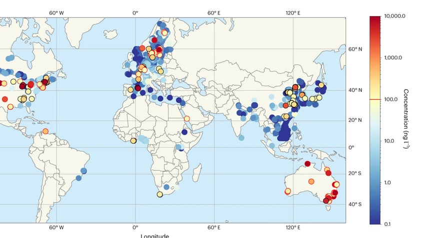 PFAS map