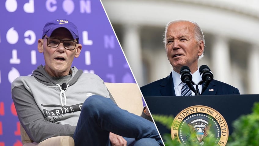 James Carville and Joe Biden