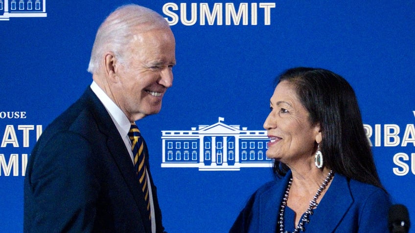 Biden and Deb Haaland