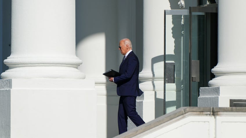 Biden leaves White House for McLean, Virginia