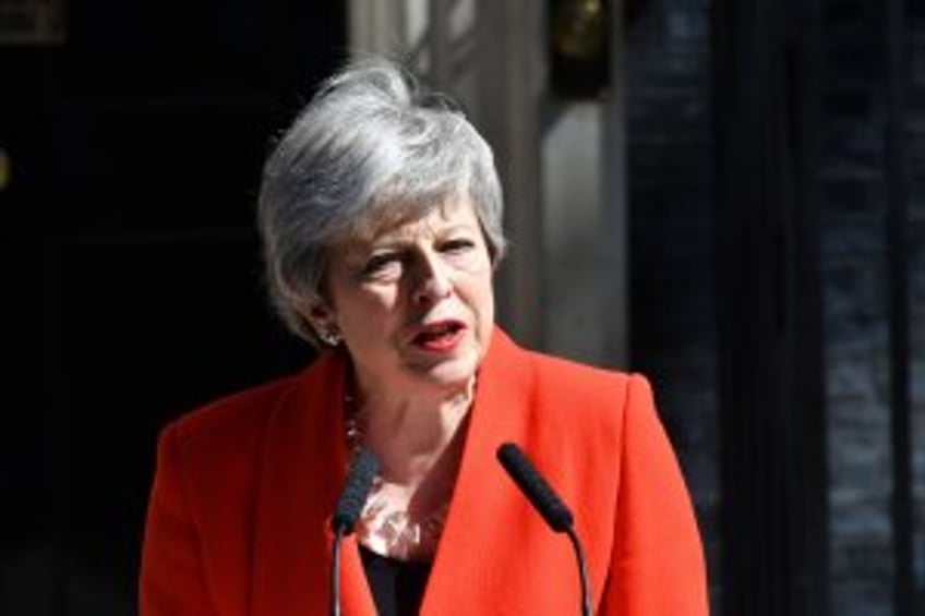 Former British Prime Minister Theresa May announces departure from politics