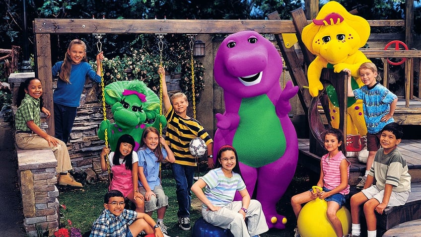 'Barney & Friends' cast featuring Demi Lovato and Selena Gomez