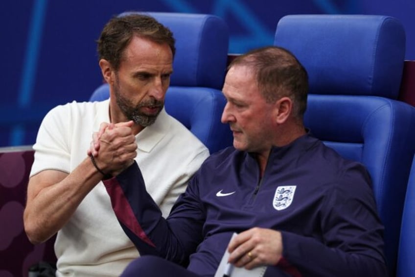 Steve Holland (right) was assistant to Gareth Southgate (left) during his eight years in c