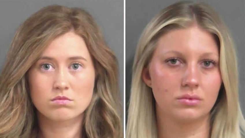 Booking photos of two Georgia school staffers.