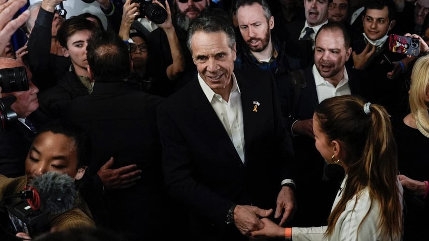 Cuomo greets supporters