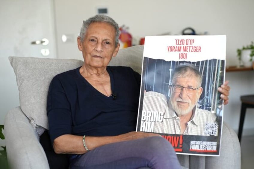 Tami Metzger was freed from captivity by Hamas militants in Gaza but her husband Yoram die