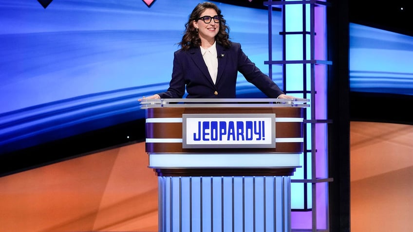 Mayim Bialik hosting jeopardy