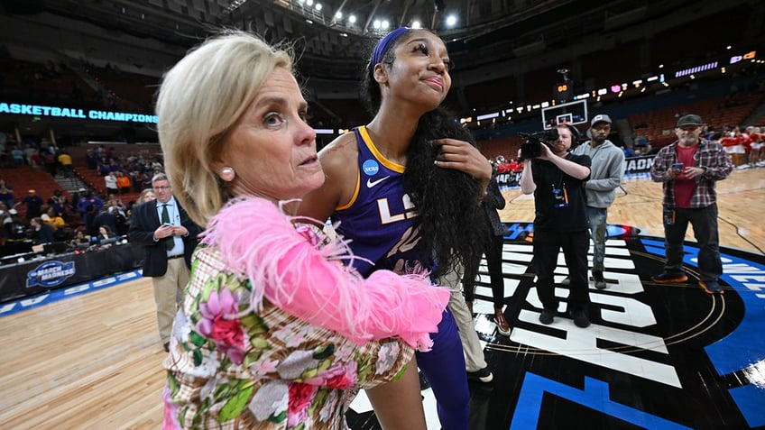 former lsu basketball player weighs in about possible rift between star angel reese and coach kim mulkey