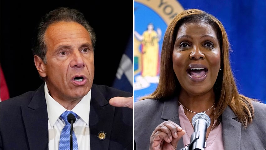 Andrew Cuomo and Letitia James