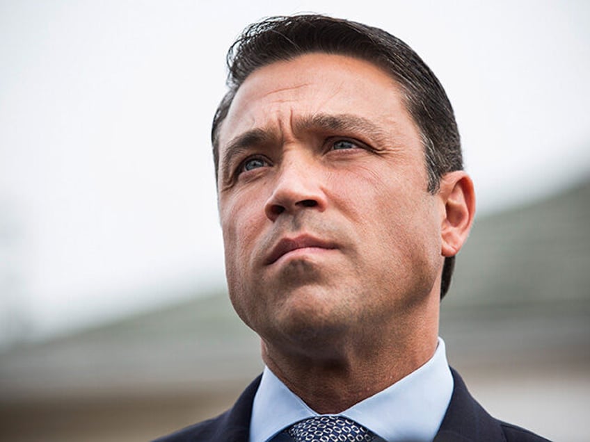 New York Rep. Michael Grimm (R-Staten Island/Brooklyn) attends a press conference about Ne