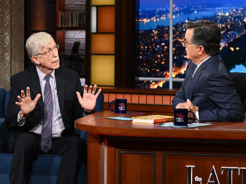 NEW YORK CITY - SEPTEMBER 17: The Late Show with Stephen Colbert and guest Dr. Francis Col