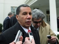 Former N.Y. governor David Paterson, stepson injured in NYC street assault