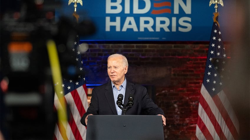 Biden at podium