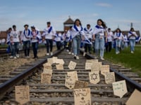 Former Oct 7 hostages make freedom call from Auschwitz
