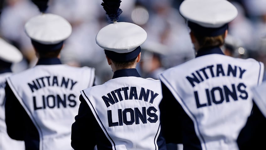 General view of Penn State's Blue Band