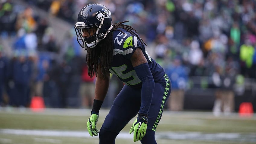 Richard Sherman with Seahawks