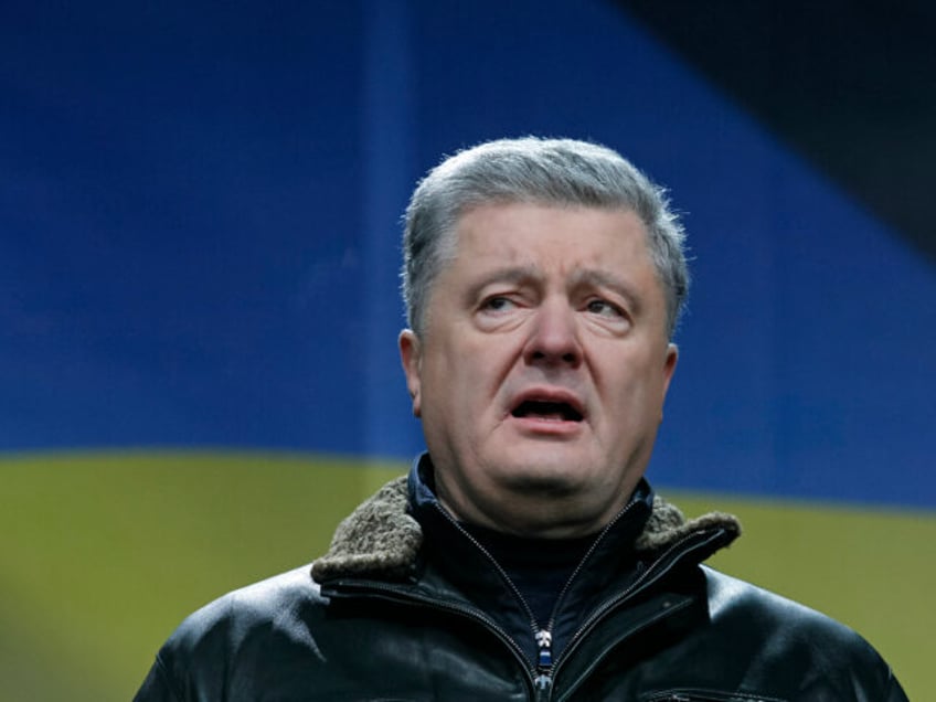 former ukrainian president petro poroshenko blocked from leaving country over alleged russian plot