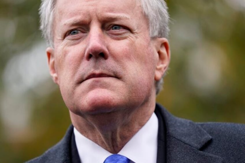 former white house chief of staff mark meadows sued by book publisher for breach of contract