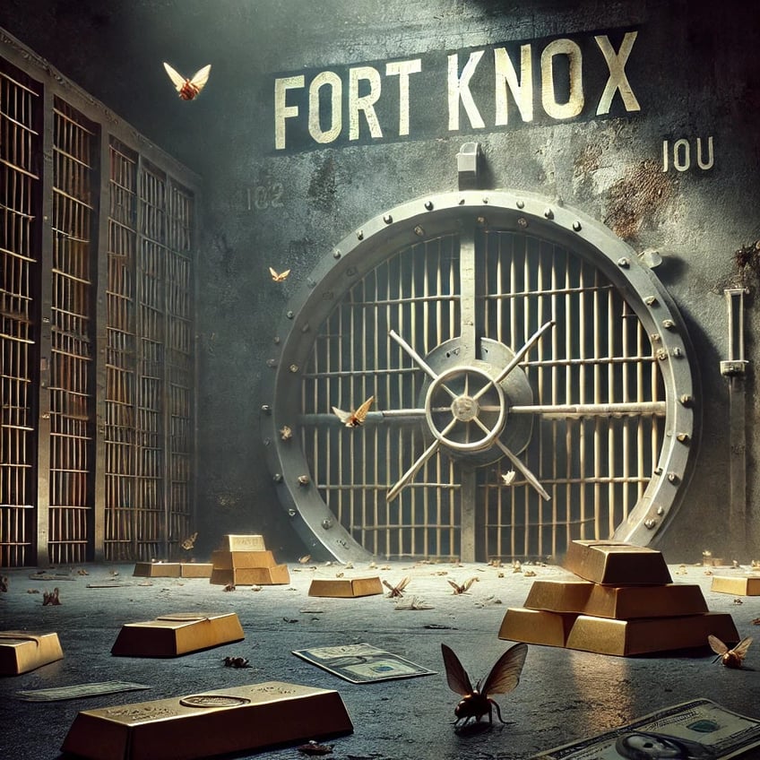 fort knox nothing but moths and half eaten ious