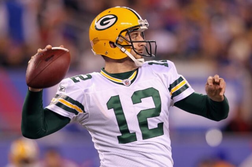Four-time NFL MVP Aaron Rodgers, who guided the Green Bay Packers to a Super Bowl crown, i
