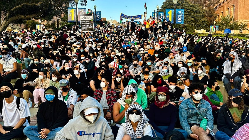 Anti-Israel agitators at UCLA