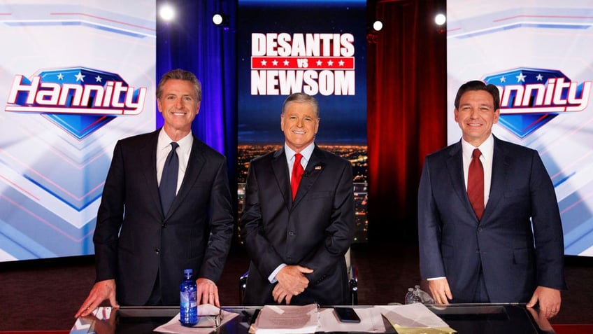 Hannity DeSantis Newsom