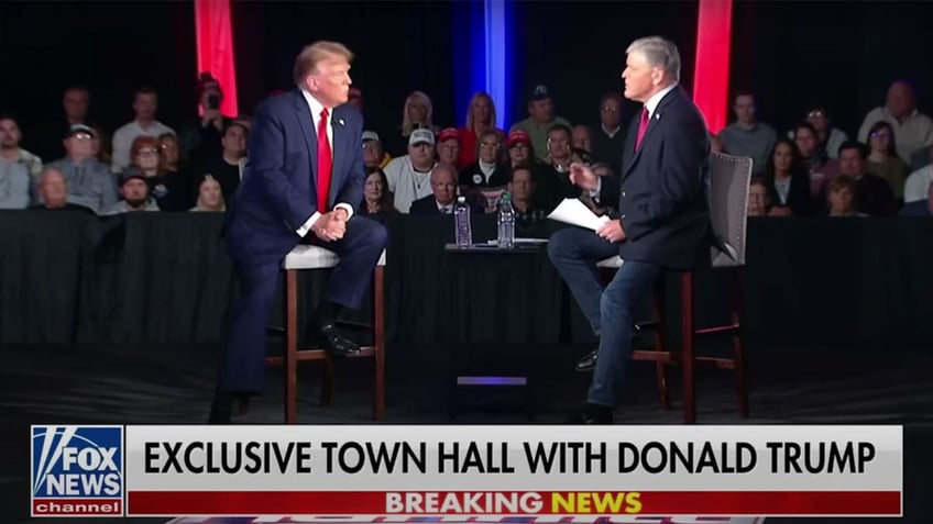 fox news channels hannity trump town hall scores 32 million viewers