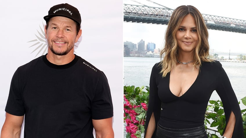 Side by side photos of Mark Wahlberg and Halle Berry