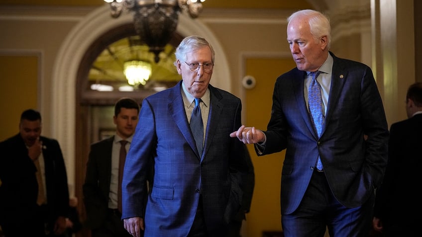 Mitch McConnell and John Cornyn