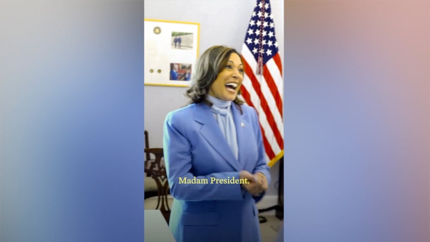 Kamala Harris laughing