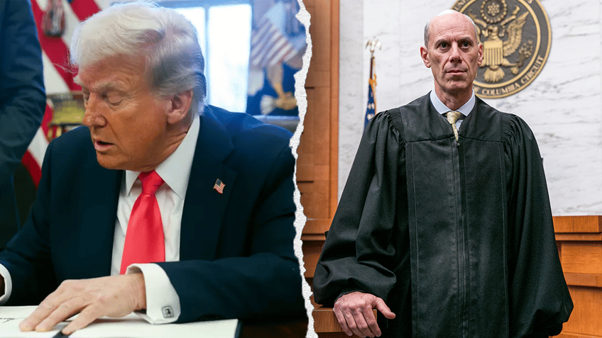 Trump, Judge Boasberg photo split