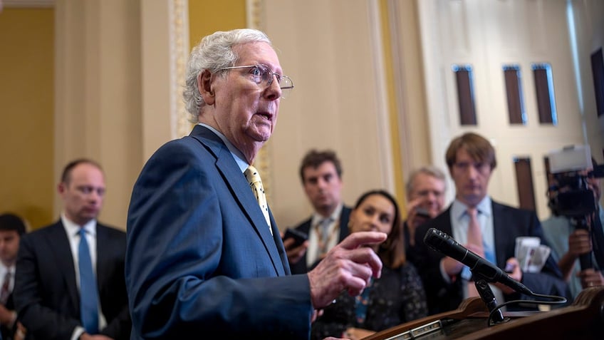 Mitch McConnell closeup shot