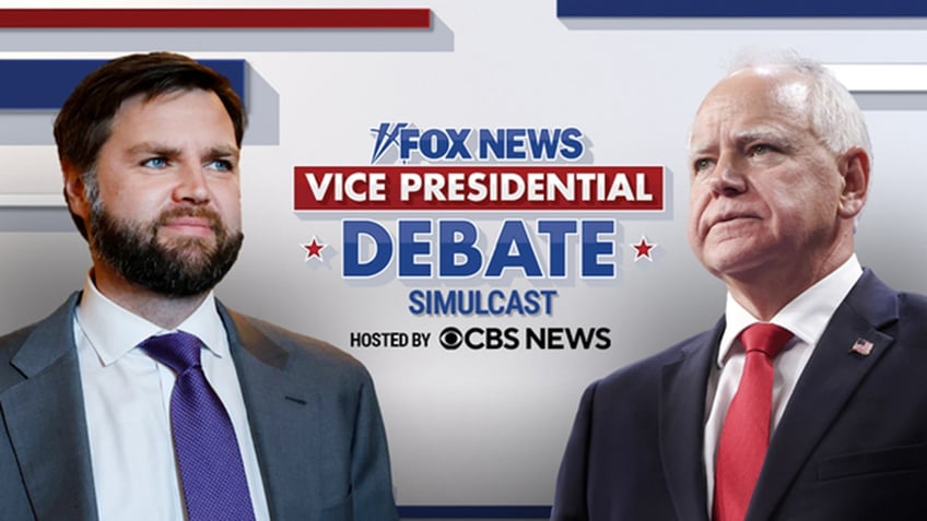 JD Vance & Tim Waltz Debate Graphic